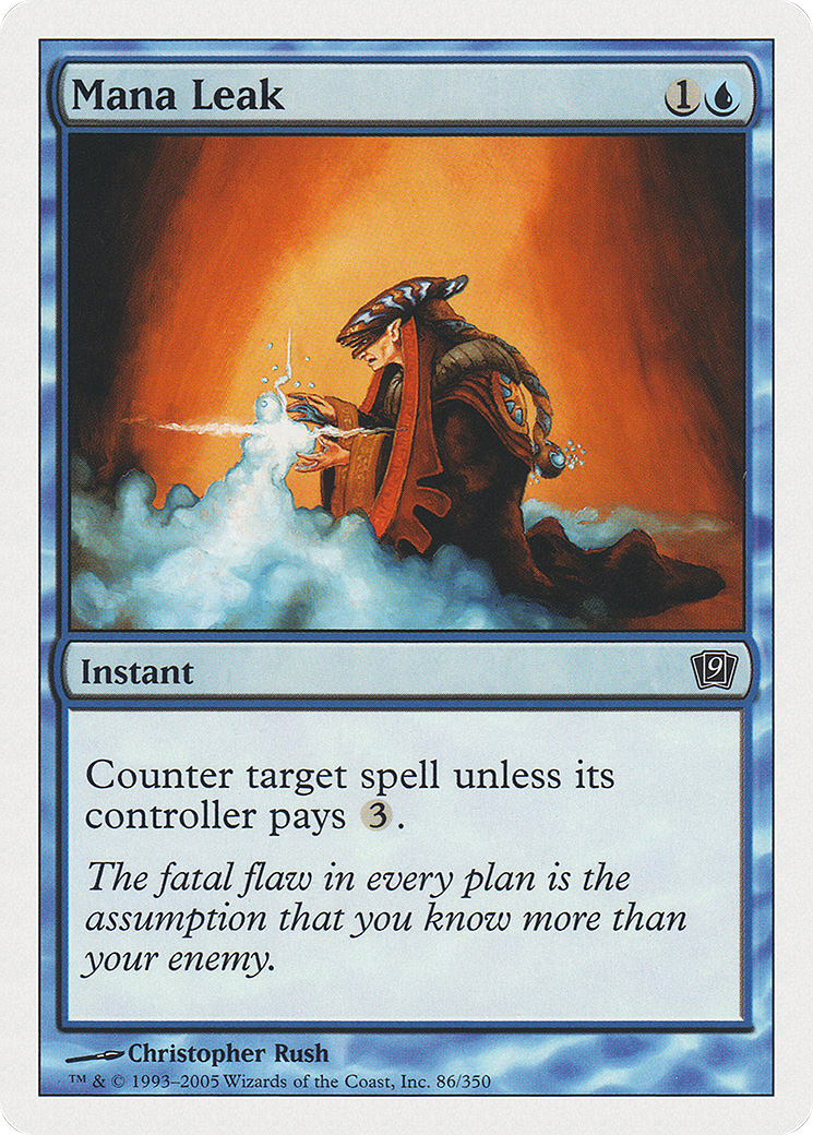 Mana Leak (9ED-086) [9th Edition] Foil