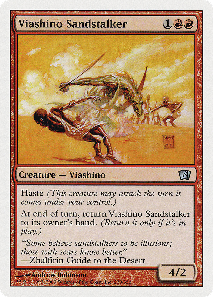 Viashino Sandstalker (8ED-230) [8th Edition]