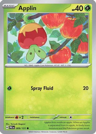 Applin (009/131) [SV Prismatic Evolutions] - Common