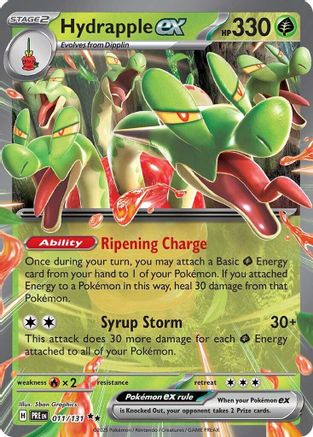 Hydrapple ex (011/131) [SV Prismatic Evolutions] Holofoil - Double Rare