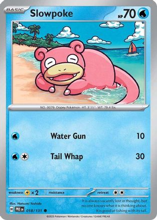 Slowpoke (018/131) [SV Prismatic Evolutions] Reverse Holofoil - Common