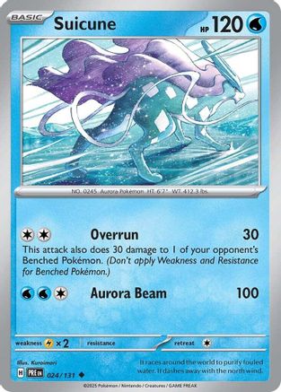 Suicune (024/131) [SV Prismatic Evolutions] - Uncommon