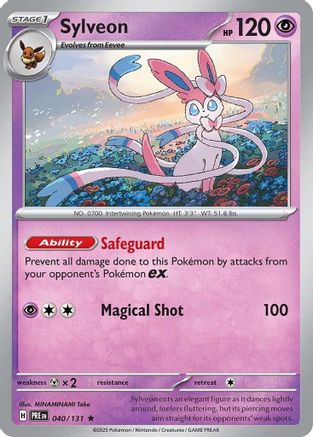 Sylveon (040/131) [SV Prismatic Evolutions] Holofoil - Rare