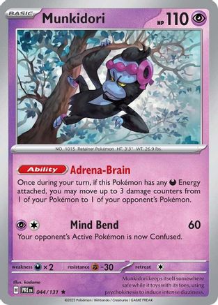 Munkidori (044/131) [SV Prismatic Evolutions] Holofoil - Rare
