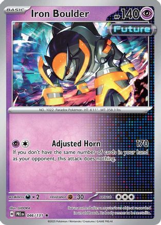 Iron Boulder (046/131) [SV Prismatic Evolutions] Reverse Holofoil - Rare