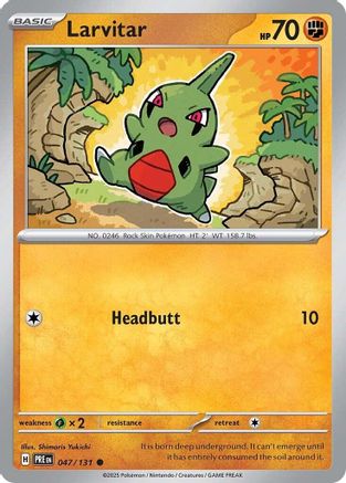 Larvitar (047/131) [SV Prismatic Evolutions] - Common