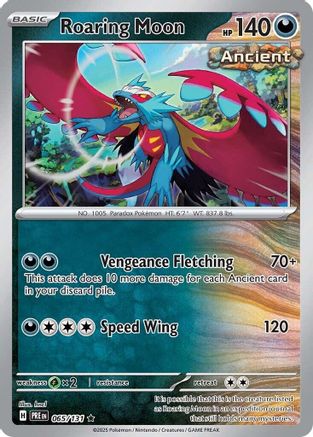 Roaring Moon (065/131) [SV Prismatic Evolutions] Holofoil - Rare