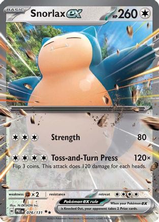 Snorlax ex (076/131) [SV Prismatic Evolutions] Holofoil - Double Rare
