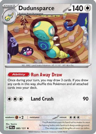 Dudunsparce (080/131) [SV Prismatic Evolutions] Holofoil - Rare