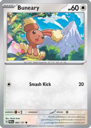 Buneary (083/131) [SV Prismatic Evolutions] - Common