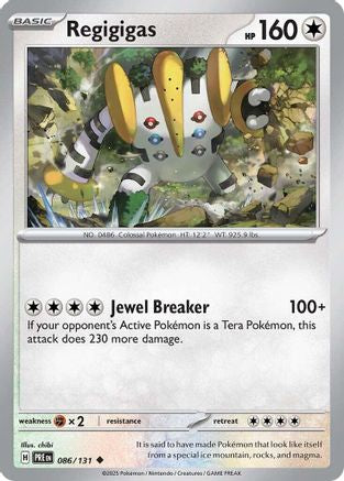 Regigigas (086/131) [SV Prismatic Evolutions] Reverse Holofoil - Uncommon