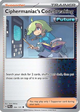 Ciphermaniac's Codebreaking (104/131) [SV Prismatic Evolutions] Reverse Holofoil - Uncommon