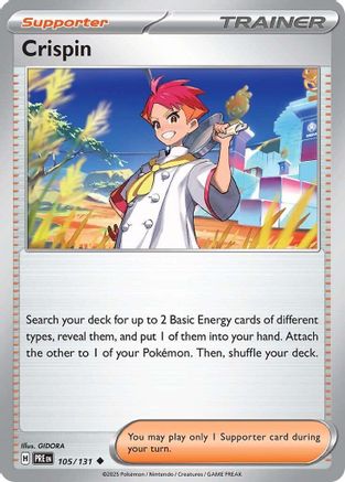 Crispin (105/131) [SV Prismatic Evolutions] - Uncommon