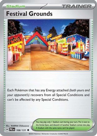 Festival Grounds (108/131) [SV Prismatic Evolutions] - Uncommon