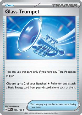 Glass Trumpet (110/131) [SV Prismatic Evolutions] Reverse Holofoil - Uncommon