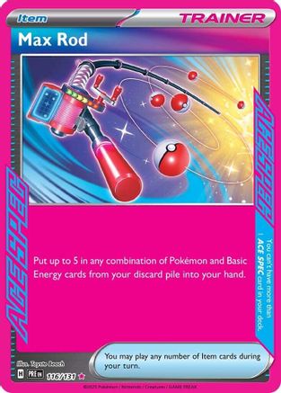 Max Rod (116/131) [SV Prismatic Evolutions] Holofoil - ACE SPEC Rare
