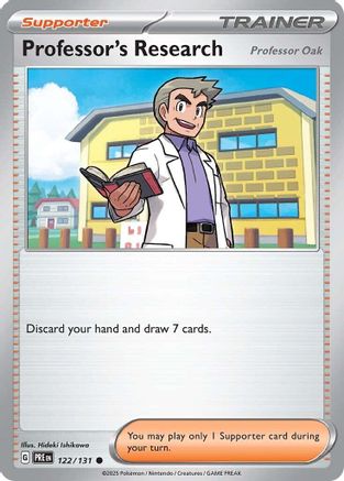 Professor's Research [Professor Oak] (122/131) [SV Prismatic Evolutions] - Common