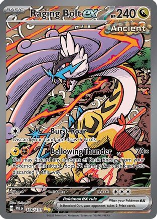 Raging Bolt ex (166/131) [SV Prismatic Evolutions] Holofoil - Special Illustration Rare