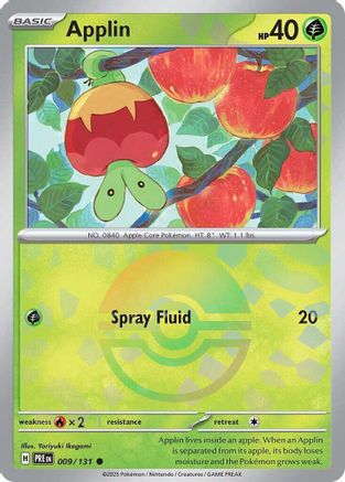 Applin (Poke Ball Pattern) (009/131) [SV Prismatic Evolutions] Holofoil - Common