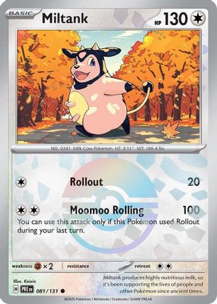 Miltank (Poke Ball Pattern) (081/131) [SV Prismatic Evolutions] Holofoil - Common