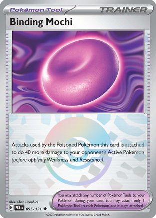 Binding Mochi (Poke Ball Pattern) (095/131) [SV Prismatic Evolutions] Holofoil - Uncommon