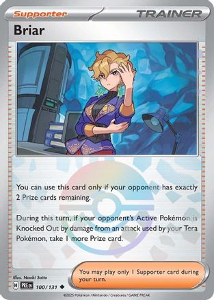 Briar (Poke Ball Pattern) (100/131) [SV Prismatic Evolutions] Holofoil - Uncommon