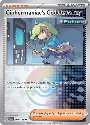 Ciphermaniac's Codebreaking (Poke Ball Pattern) (104/131) [SV Prismatic Evolutions] Holofoil - Uncommon