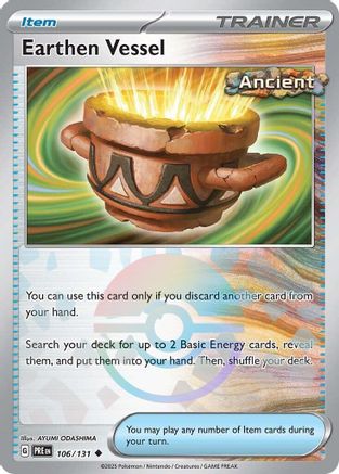Earthen Vessel (Poke Ball Pattern) (106/131) [SV Prismatic Evolutions] Holofoil - Uncommon