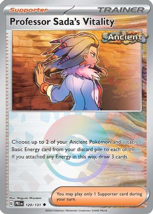 Professor Sada's Vitality (Poke Ball Pattern) (120/131) [SV Prismatic Evolutions] Holofoil - Uncommon