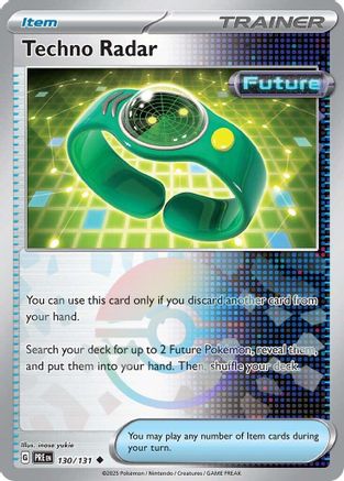 Techno Radar (Poke Ball Pattern) (130/131) [SV Prismatic Evolutions] Holofoil - Uncommon