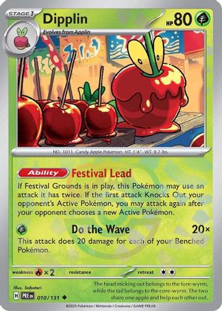 Dipplin (Master Ball Pattern) (010/131) [SV Prismatic Evolutions] Holofoil - Uncommon