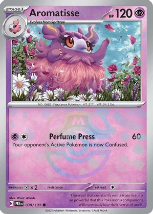 Aromatisse (Master Ball Pattern) (039/131) [SV Prismatic Evolutions] Holofoil - Common