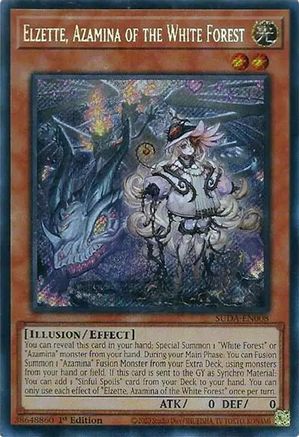 Elzette, Azamina of the White Forest (Secret Rare) (SUDA-EN008) - Supreme Darkness 1st Edition