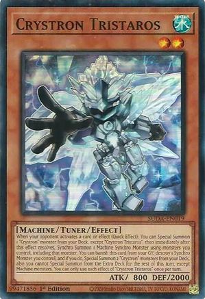 Crystron Tristaros (Super Rare) (SUDA-EN019) - Supreme Darkness 1st Edition