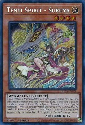 Tenyi Spirit - Suruya (Secret Rare) (SUDA-EN021) - Supreme Darkness 1st Edition