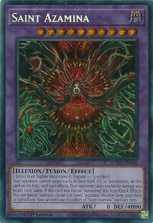 Saint Azamina (Secret Rare) (SUDA-EN036) - Supreme Darkness 1st Edition