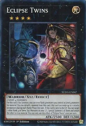 Eclipse Twins (Super Rare) (SUDA-EN047) - Supreme Darkness 1st Edition