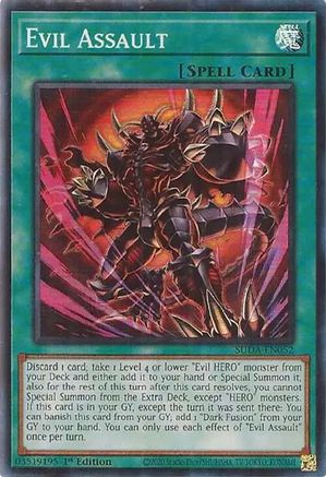 Evil Assault (Super Rare) (SUDA-EN052) - Supreme Darkness 1st Edition