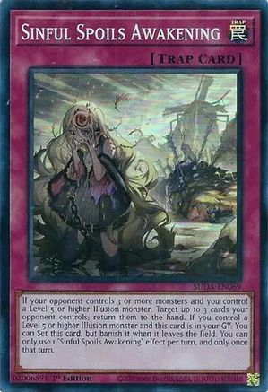 Sinful Spoils Awakening (Super Rare) (SUDA-EN069) - Supreme Darkness 1st Edition