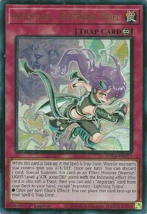 Argostars - Lightning Tydeu (Ultra Rare) (SUDA-EN071) - Supreme Darkness 1st Edition