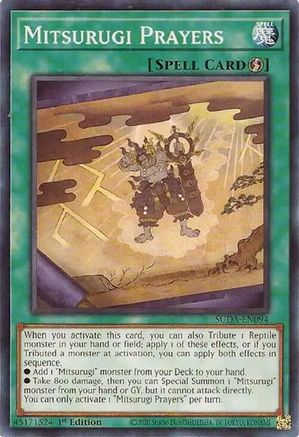 Mitsurugi Prayers (Common) (SUDA-EN094) - Supreme Darkness 1st Edition