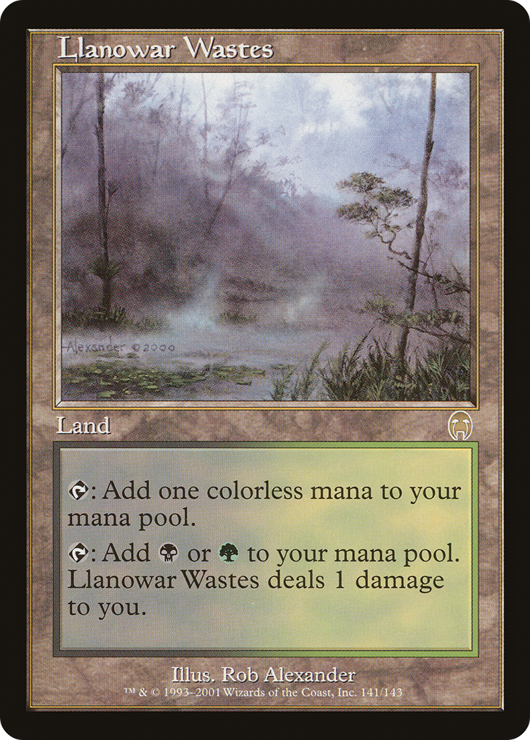 Llanowar Wastes (APC-141) [Apocalypse] Foil