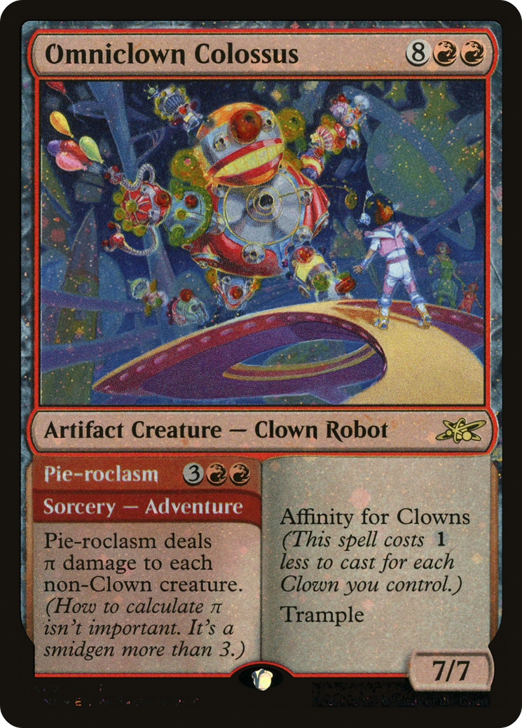 Omniclown Colossus (Galaxy Foil) (UNF-402) [Unfinity] Foil