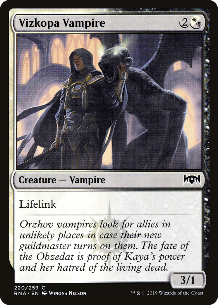 Vizkopa Vampire (RNA-220) [Ravnica Allegiance] Foil