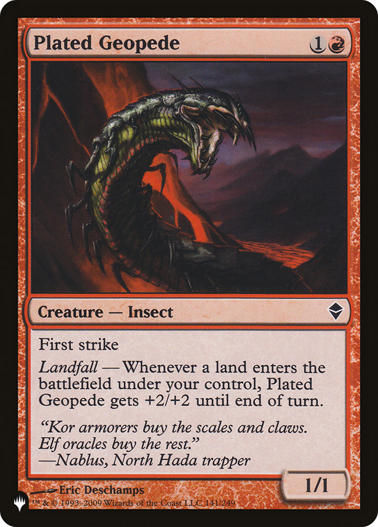 Plated Geopede (LIST-141/249) [The List]
