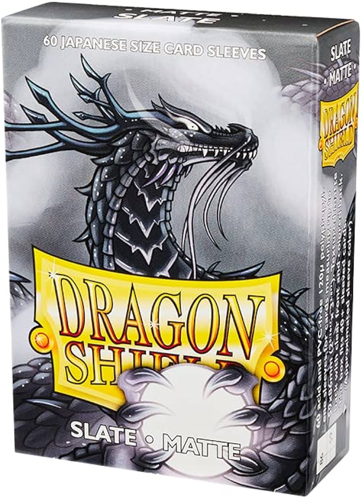Dragon Shield - Matte Japanese Sleeves - Slate