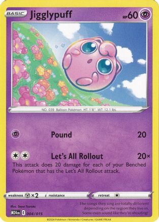 Jigglypuff (004/015) [McDonalds Promos 2024] - Promo
