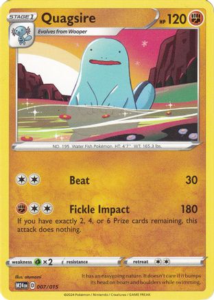 Quagsire (007/015) [McDonalds Promos 2024] - Promo