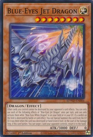 Blue-Eyes Jet Dragon (Common) (SDWD-EN006) - Structure Deck: Blue-Eyes White Destiny Unlimited