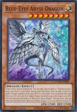 Blue-Eyes Abyss Dragon (Common) (SDWD-EN007) - Structure Deck: Blue-Eyes White Destiny Unlimited